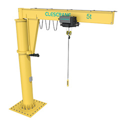 Pillar Jib Crane, Slewing Jib Cranes, Free Standing Jib Cranes, Floor ...